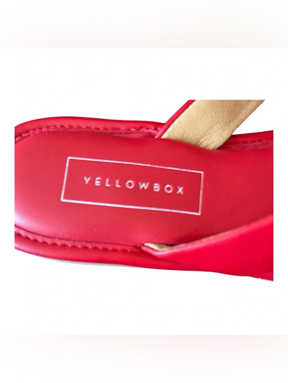 Yellow Box Red  Thong Sandals - Women Size 6 NWOB - Picture 6 of 9